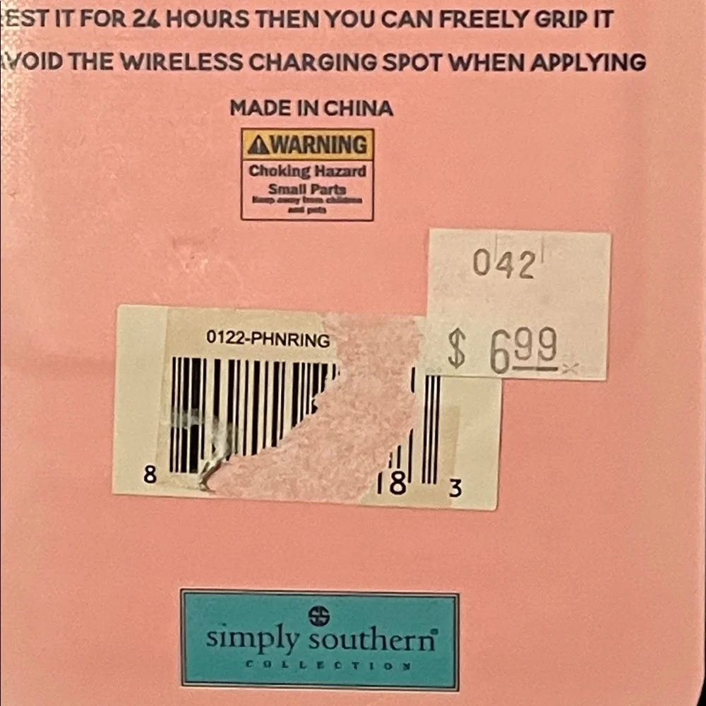 NEW Simply Southern Phone Holder Kickstand – “Peachy But Sweet” Design